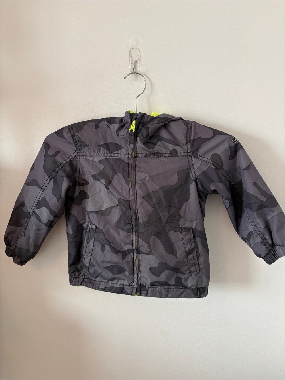 OshKosh B'gosh Bright Lime Green Fleece Jacket